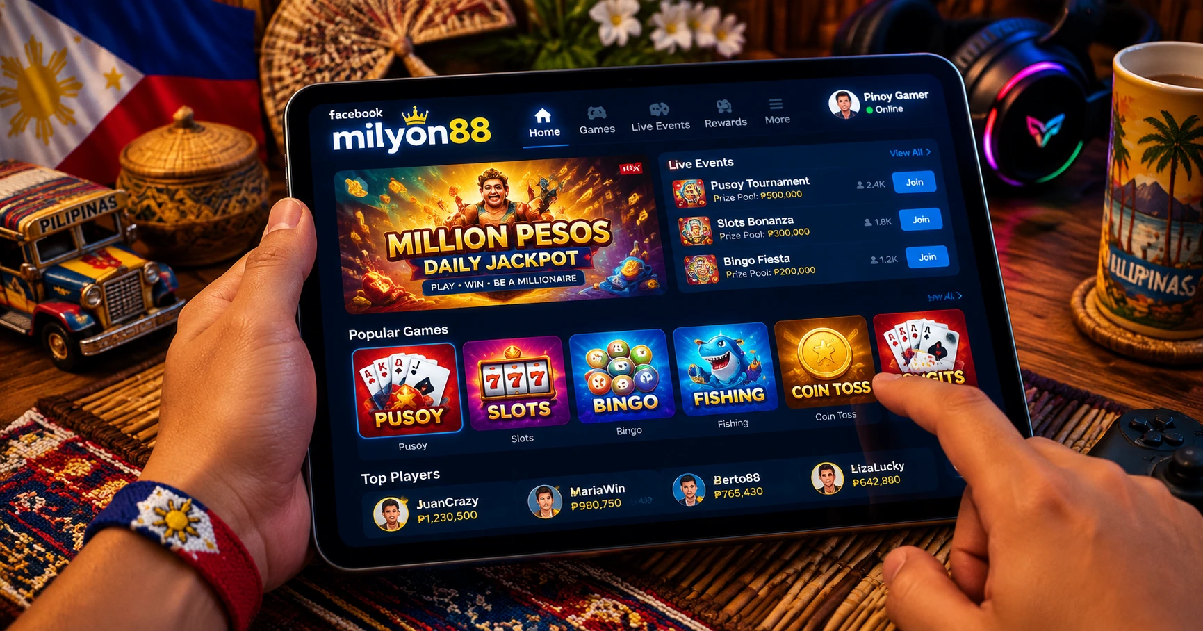 Explore the Power of facebook milyon88 in the Filipino Gaming Scene - image 2 Explore the Power of facebook milyon88 in the Filipino Gaming Scene - image 2